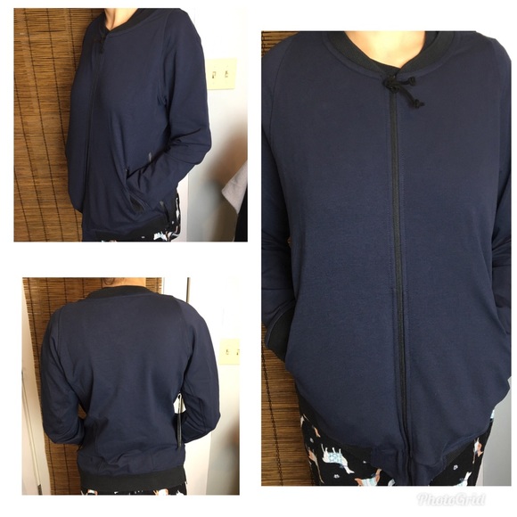 NEW Science of Apparel Women’s Bomber Jacket Sz M - Picture 4 of 8